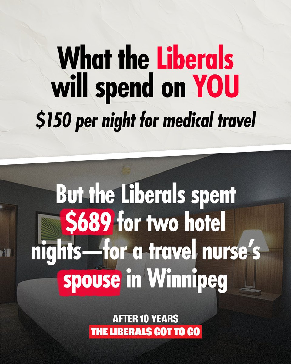 Under this Liberal government, Newfoundlanders and Labradorians are treated one way, while Travel Nurses from outside the province are treated another.

If you need to travel for a medical procedure, you're eligible for up to $150/night at a hotel. 

The recent Auditor General