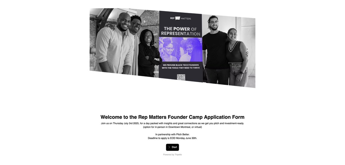 BKRCapital's tweet image. Not only will you be set up to put your best foot forward, but also get some other great perks!

Apply here: tripetto.app/run/B8SRT1U93C

#RepMatters #PitchPerfect #Startupfest2025 #Startupfest2025 #BlackFounders
