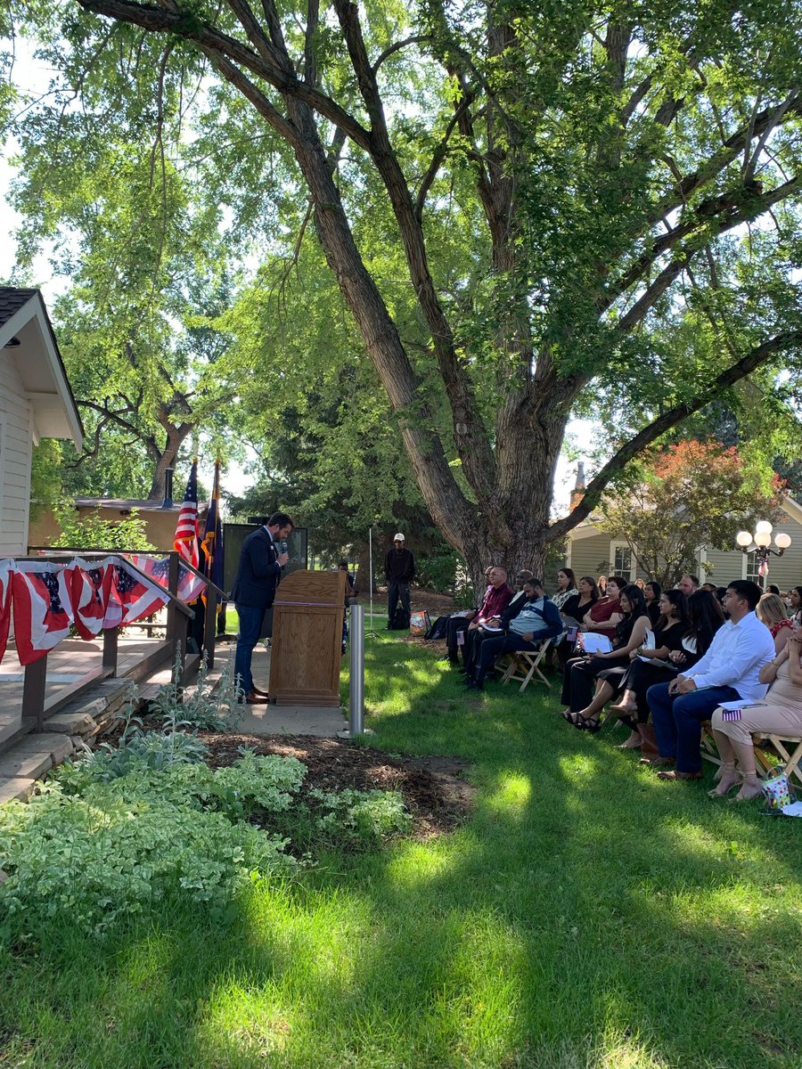 ButlerForWard1's tweet image. It is one of the best things I get to do as a City Councilman every year. Every year around Independence Day, we hold a Naturalization Ceremony at Centennial Village. It was my honor to be there to congratulate them this morning as they all took the oath to become citizens.