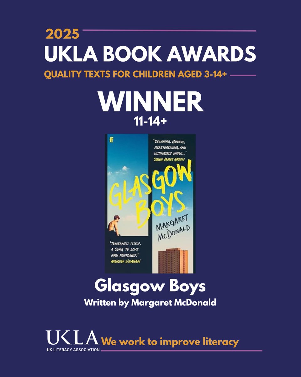The Winner of the UKLA Book Awards 2025 in the category for 11-14+