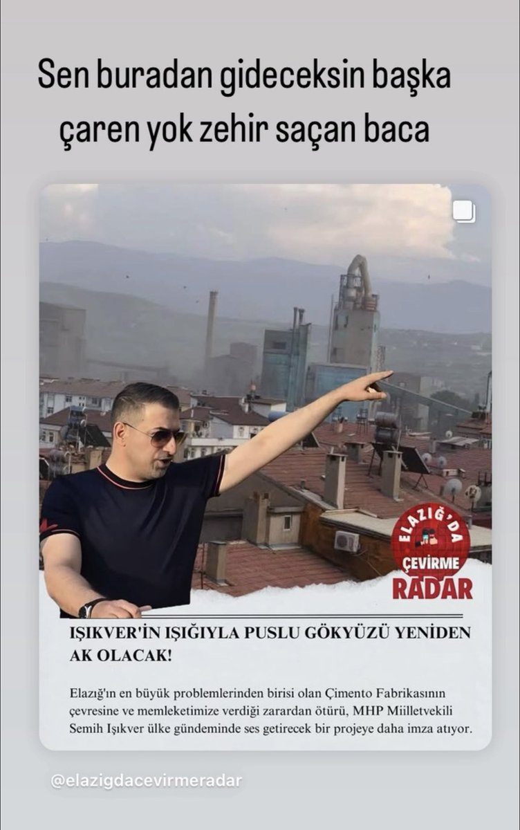 #ElazığZehirSoluyor