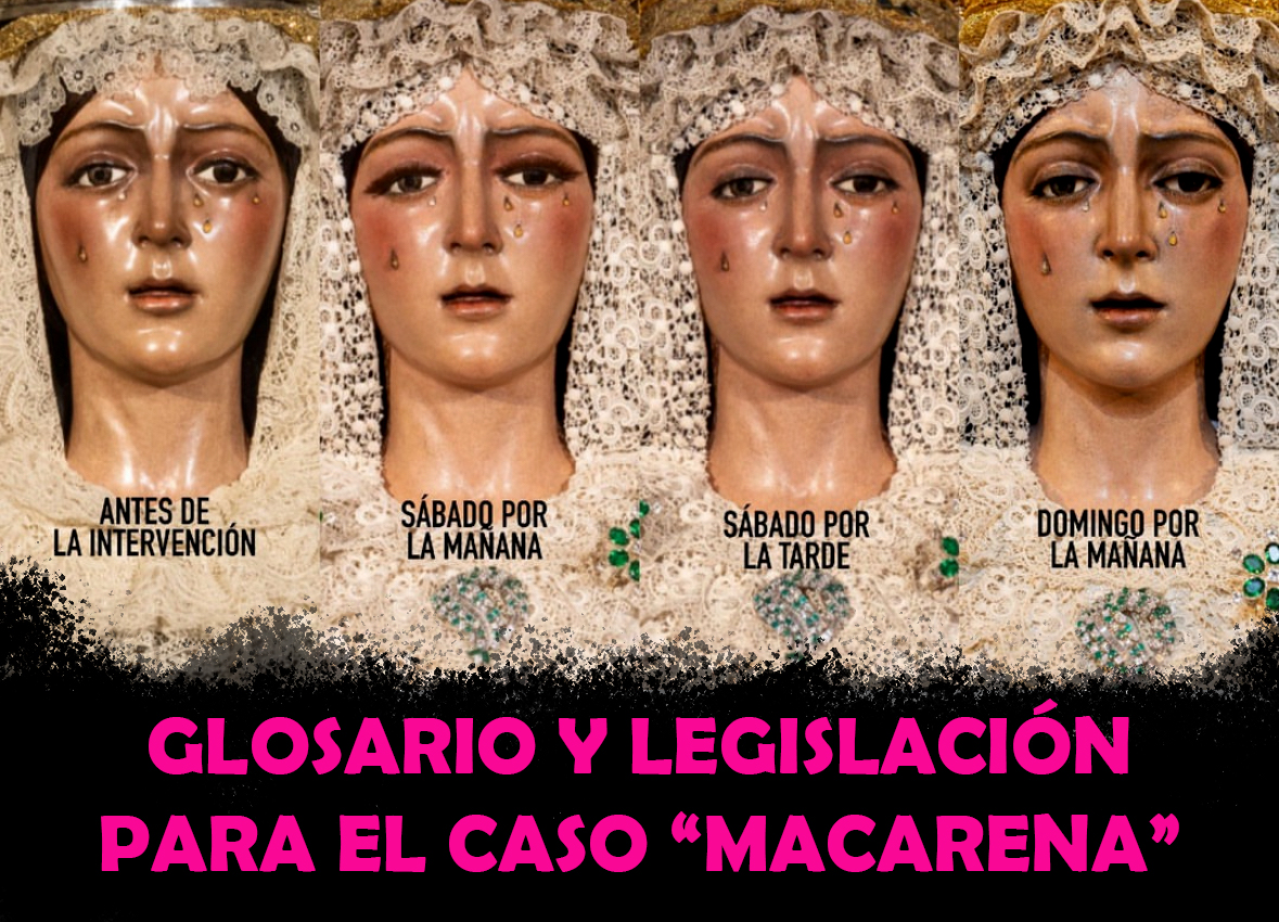 En virtud de la enorme repercusión que ha tenido en las redes sociales y los medios de comunicación el ya denominado “Caso Macarena” se han incorporado al debate determinados conceptos técnicos. 
En muchos casos se han usado erróneamente. Les traigo unos pequeños apuntes para