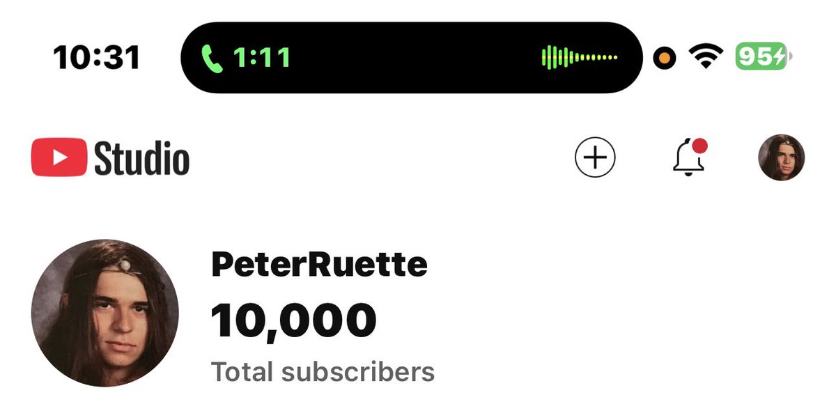 PeterMRuette's tweet image. Thank you for 10,000 subs!