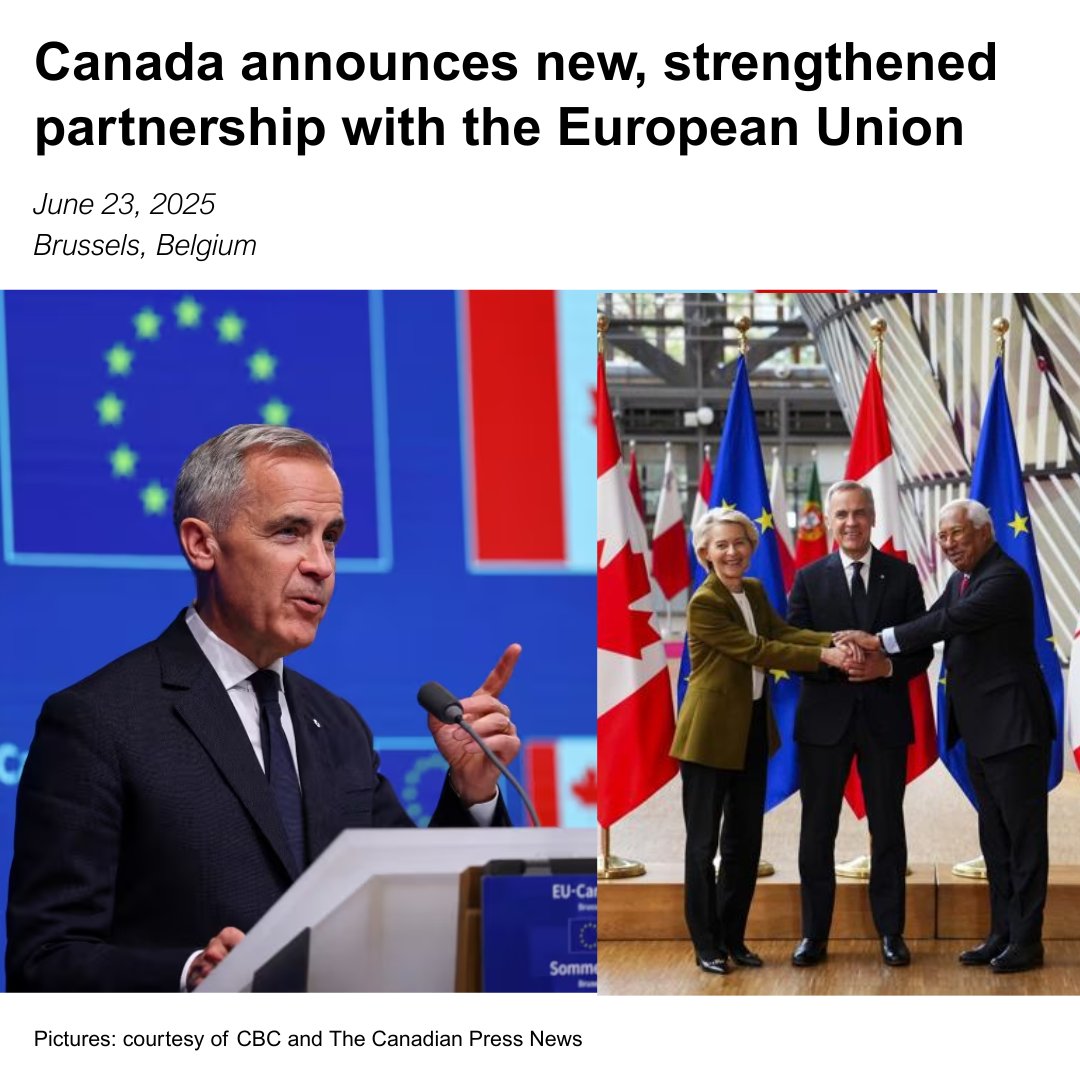 ESF_Canada's tweet image. Canada and the EU commit to building stronger energy ties, with Canadian #LNG in focus.
As part of a new Strategic Partnership announced in Brussels alongside EU Presidents Ursula von der Leyen and António Costa, PM Mark Carney committed to advancing more resilient and reliable…