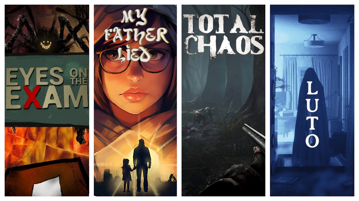 🎮DEMO DAY🎮

EYES ON THE EXAM <a href="/Montyrell/">Monty // EYES ON THE EXAM OUT NOW!!!</a> 
MY FATHER LIED <a href="/LunarGamesUruk/">LunarGames.Uruk</a> 
TOTAL CHAOS <a href="/PlayTotalChaos/">Total Chaos</a> 
LUTO <a href="/BrokenBirdGames/">Luto - Broken Bird Games</a> 
#indiegame #IndieDevs #horrorgame 

Games In The Thread⬇

Live on Twitch &amp; YT
twitch.tv/plabs_
youtu.be/V3EcsQp0s6I