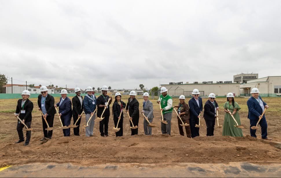 INGUSD's tweet photo. On June 24, 2025, Inglewood Unified School District officially broke ground on the new Inglewood High School campus, a $240 million investment that marks a transformative chapter for our students and community. https://t.co/GrxcQ35AMj