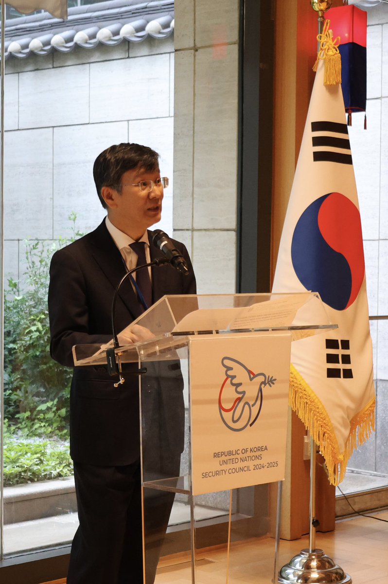 The Permanent Mission of the Republic of Korea🇰🇷 hosted a reception on June 27, in honor of Judge Jin-Hyun Paik, the first Korean candidate for election to the International Court of Justice. A distinguished international legal scholar and judge, Judge Paik brings deep expertise,
