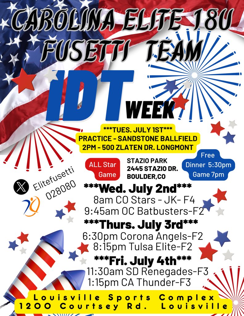 Kailey Jackson (@kailey_jackson4) on Twitter photo IDT Tournament!! So excited to start off the BEST tournament with my girls!! Come out to watch this TALENTED team coaches!!
<a href="/amanda_daneker/">Amanda Daneker-McMahon</a>
<a href="/SamfordSB/">Samford Softball</a>
<a href="/OhioStateSB/">Ohio State Softball</a> <a href="/UConnSoftball/">UConn Softball</a>
<a href="/UAB_SB/">UAB Softball</a>
<a href="/CharlotteSB/">Charlotte Softball</a> <a href="/UNCSoftball/">Carolina Softball</a>
<a href="/LionUpSoftball/">Southeastern Softball</a> <a href="/FAUSoftball/">Florida Atlantic Softball</a>
<a href="/AuburnSoftball/">Auburn Softball</a>
<a href="/CoachmilliSB/">Cheryl Milligan</a> IDT Tournament!! So excited to start off the BEST tournament with my girls!! Come out to watch this TALENTED team coaches!!
<a href="/amanda_daneker/">Amanda Daneker-McMahon</a>
<a href="/SamfordSB/">Samford Softball</a>
<a href="/OhioStateSB/">Ohio State Softball</a> <a href="/UConnSoftball/">UConn Softball</a>
<a href="/UAB_SB/">UAB Softball</a>
<a href="/CharlotteSB/">Charlotte Softball</a> <a href="/UNCSoftball/">Carolina Softball</a>
<a href="/LionUpSoftball/">Southeastern Softball</a> <a href="/FAUSoftball/">Florida Atlantic Softball</a>
<a href="/AuburnSoftball/">Auburn Softball</a>
<a href="/CoachmilliSB/">Cheryl Milligan</a>