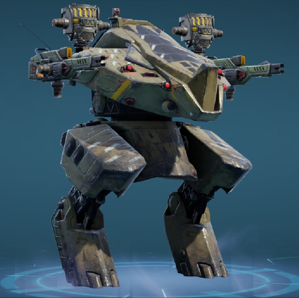 194KAMIKAZE555's tweet image. #WalkingWarRobots
#WarRobots
#ミリタリーオブWarRobots
#ライノ戦記
#シールドライノー

高攻速強襲用重装盾WWR &quot; ライノサラス &quot; 電磁障壁装備型速早期拠点制圧仕様