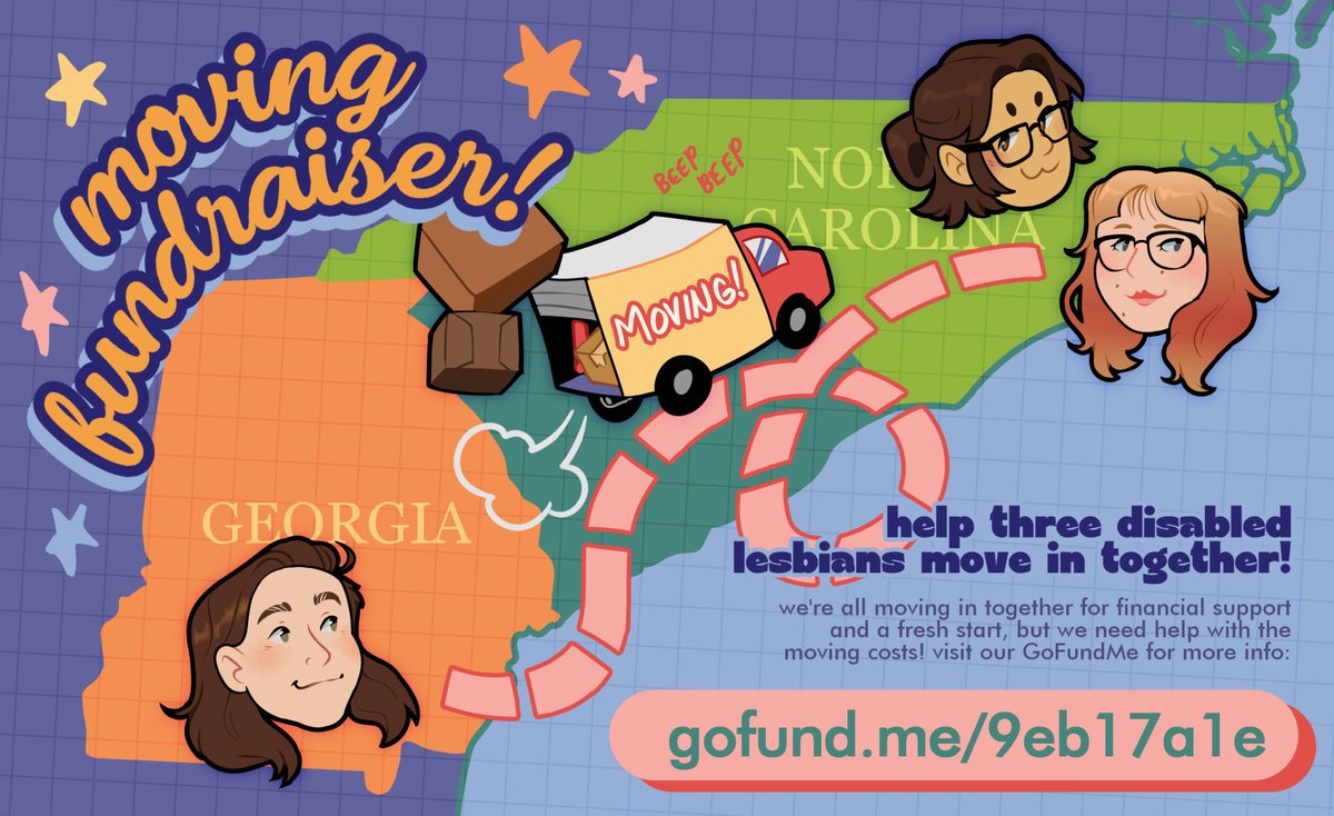 Dracononite's tweet image. In a month, we&apos;ll be starting our big move!! I&apos;ve put together a fundraiser to help us cover moving costs - link and more below ⬇️