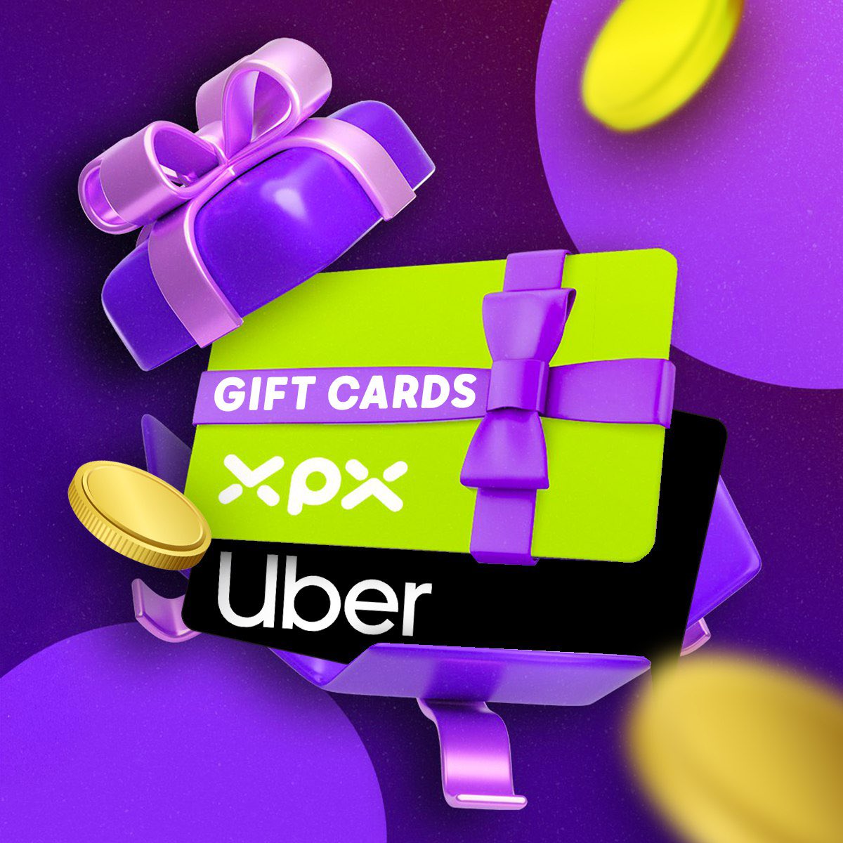 Pay using ‘XPX CRYPTO GIFT CARD’ for your <a href="/Uber/">Uber</a> ride 🚗 

✅ Non KYC 
✅ Multiple cryptocurrencies 
✅ Multiple chains 
✅ Simple
✅ Fast 
✅ Secure

🌏 xpxpay.com
