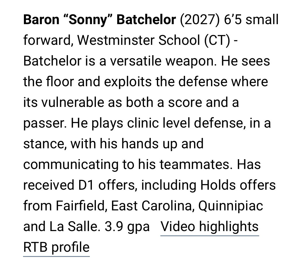 Sonny Batchelor 

He’s figured out that when he harasses the ball and forces turnovers, he then gets to sprint out and show off his tomahawk dunk package 

#StudHorse