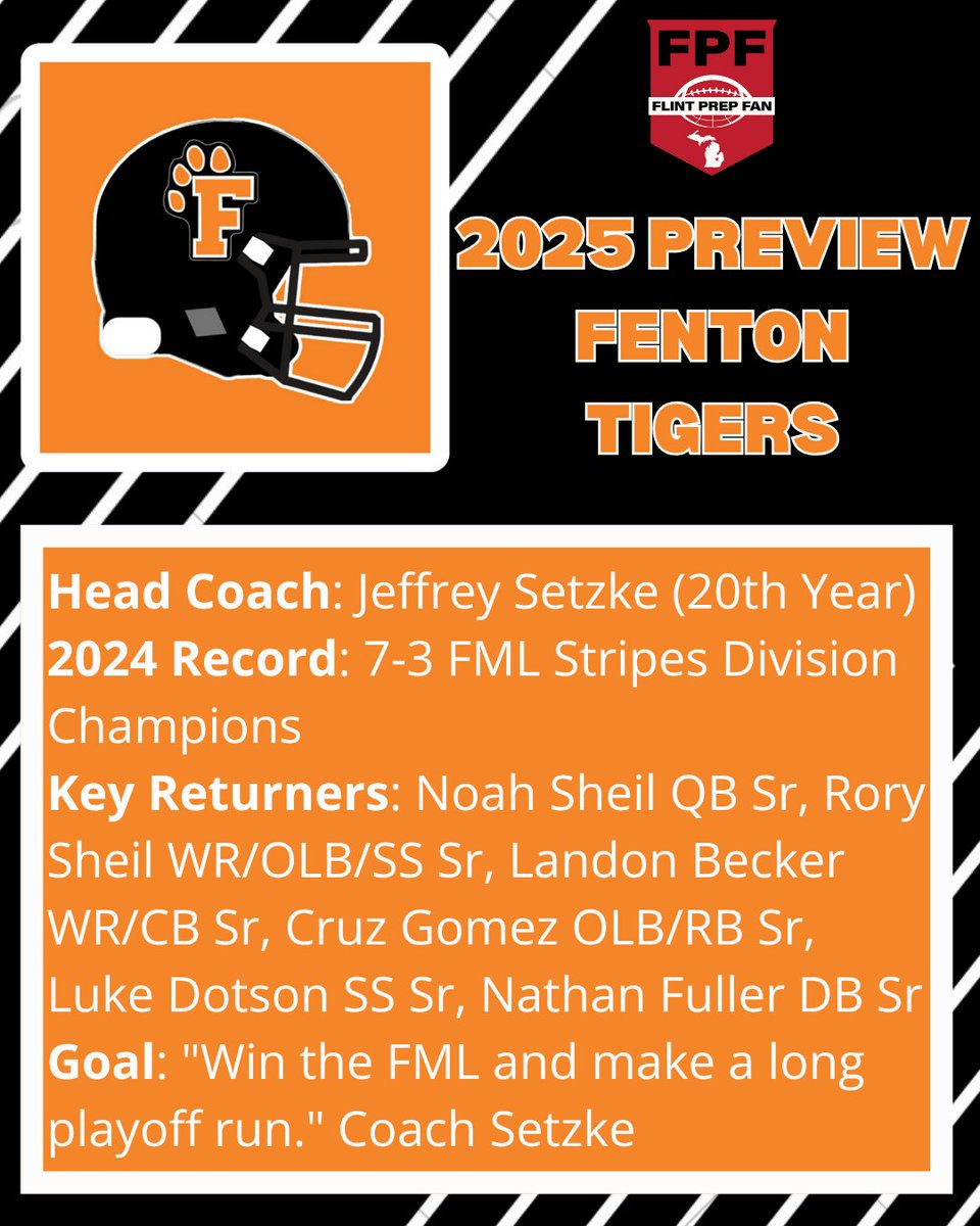 Fenton Tigers 2025 Football Preview
<a href="/FentonAD/">Fenton Athletics</a>