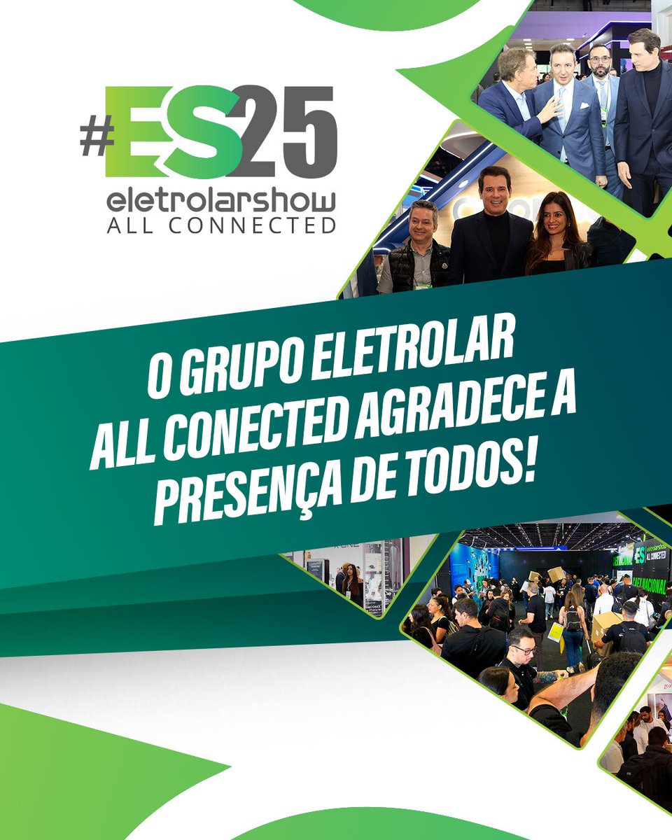 Agradecemos a sua presença na 18ª Eletrolar Show !

Ficamos muito contentes com o sucesso e os negócios gerados para a indústria e o varejo. Em paralelo, outras 3 feiras marcaram a sua primeira edição:  

- Eletrocar Show – dedicada à mobilidade elétrica, um dos pilares do futuro