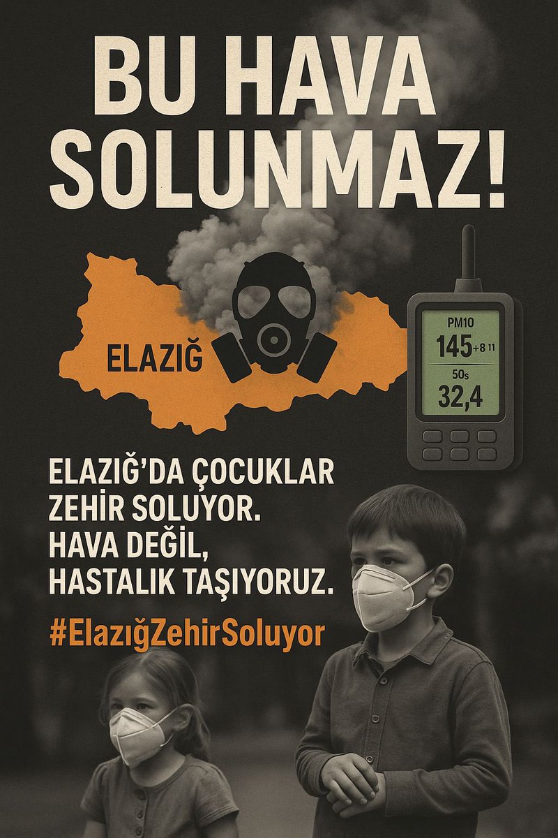 #ElazığZehirSoluyor