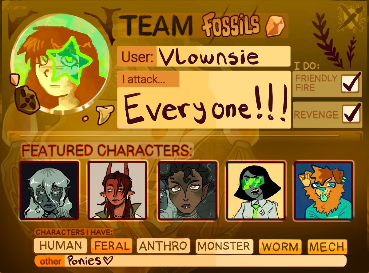 vlownsie's tweet image. im doing artfight btw...