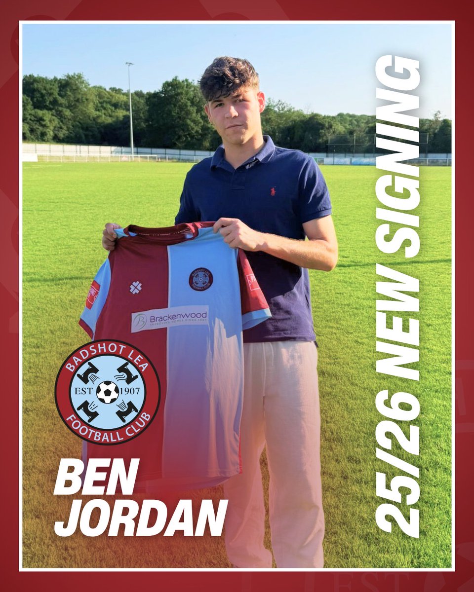 Badshot Lea FC (@blfc1907) on Twitter photo ✍️ NEW SIGNING✍️
The club are delighted to announce the signing of
Ben Jordan, from fellow <a href="/ComCoFL/">Combined Counties Football League</a> side <a href="/CamberleyTownFC/">Camberley Town</a>...
Ben, is an exciting, goalscoring centre forward who scored over 70 goals last season across all competitions!!!
#Baggies <a href="/ComCoFL/">Combined Counties Football League</a> ✍️ NEW SIGNING✍️
The club are delighted to announce the signing of
Ben Jordan, from fellow <a href="/ComCoFL/">Combined Counties Football League</a> side <a href="/CamberleyTownFC/">Camberley Town</a>...
Ben, is an exciting, goalscoring centre forward who scored over 70 goals last season across all competitions!!!
#Baggies <a href="/ComCoFL/">Combined Counties Football League</a>