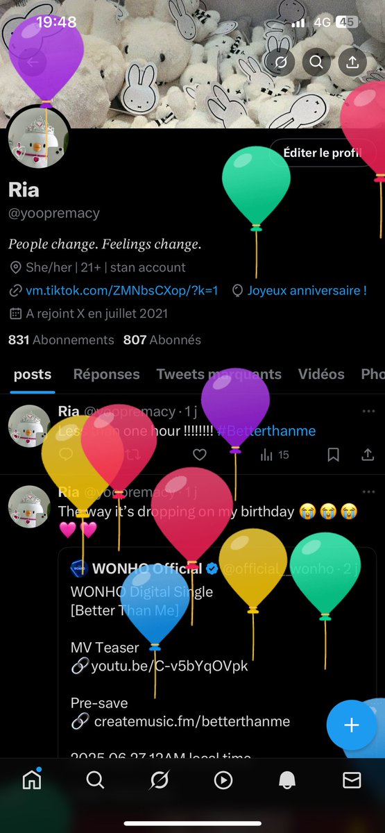 It’s my balloon day 🥹