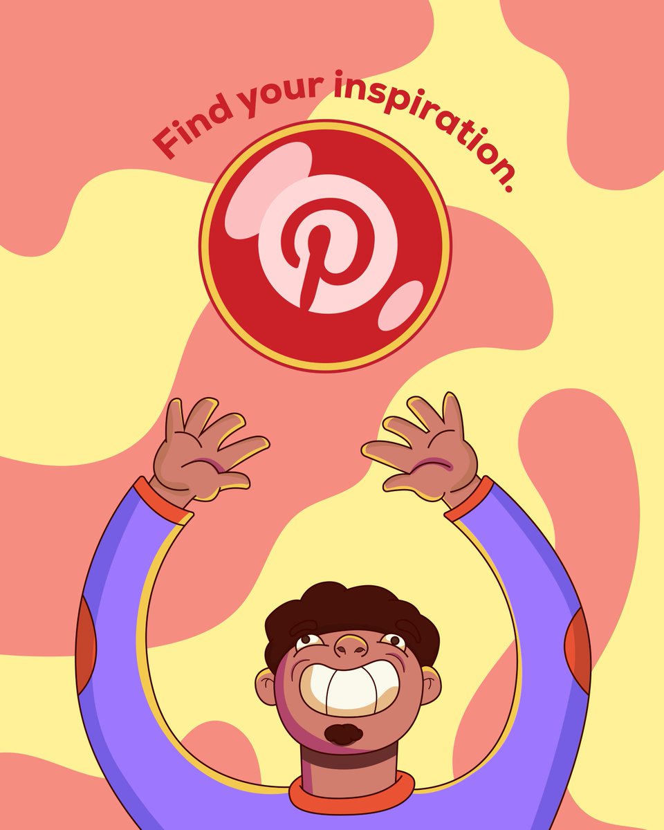 DejiCreates's tweet image. 20 day challenge ending tomorrow, i don't think I've ever pushed myself this hard, some days we're harder than others nonetheless we've pushed through. Day 19 illustration for @Pinterest. Find your inspiration 
#Dreamax20
#1moreday