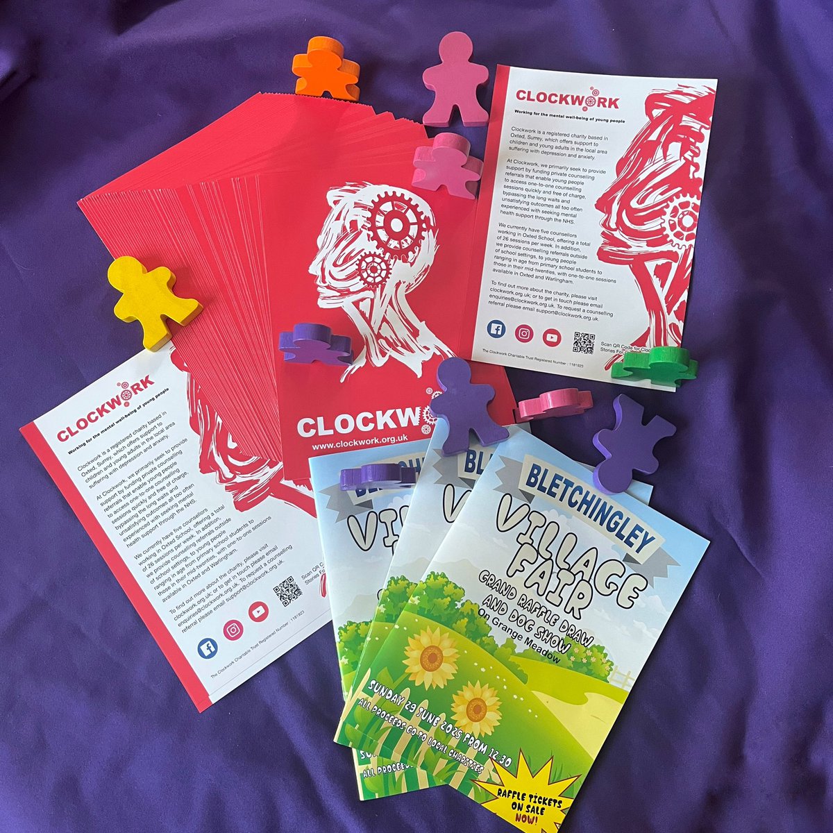 BletchingleyCC's tweet image. This year we have chosen to support a local charity #clockwork who work for the mental well-being of young people. Come along to the #Bletchingley village fair on Sunday, hear us perform (13.15 & 14.00) and test your skills against the clock by playing our ‘build a choir’ game.