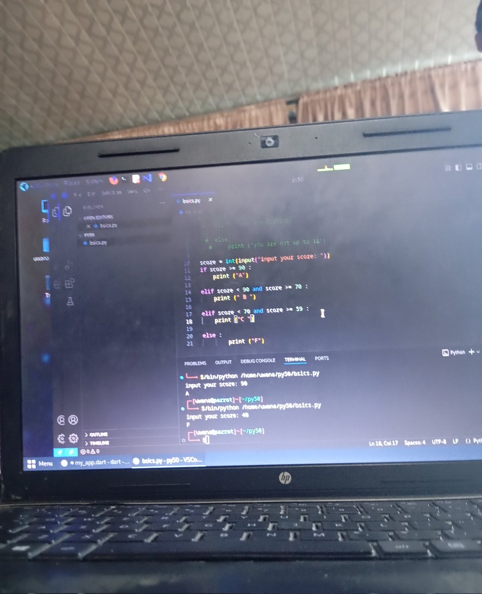 UwanaAssam1's tweet image. Weekend mode: Python &amp;gt; Sleep. #CodeLife
#py50
#Uwana
