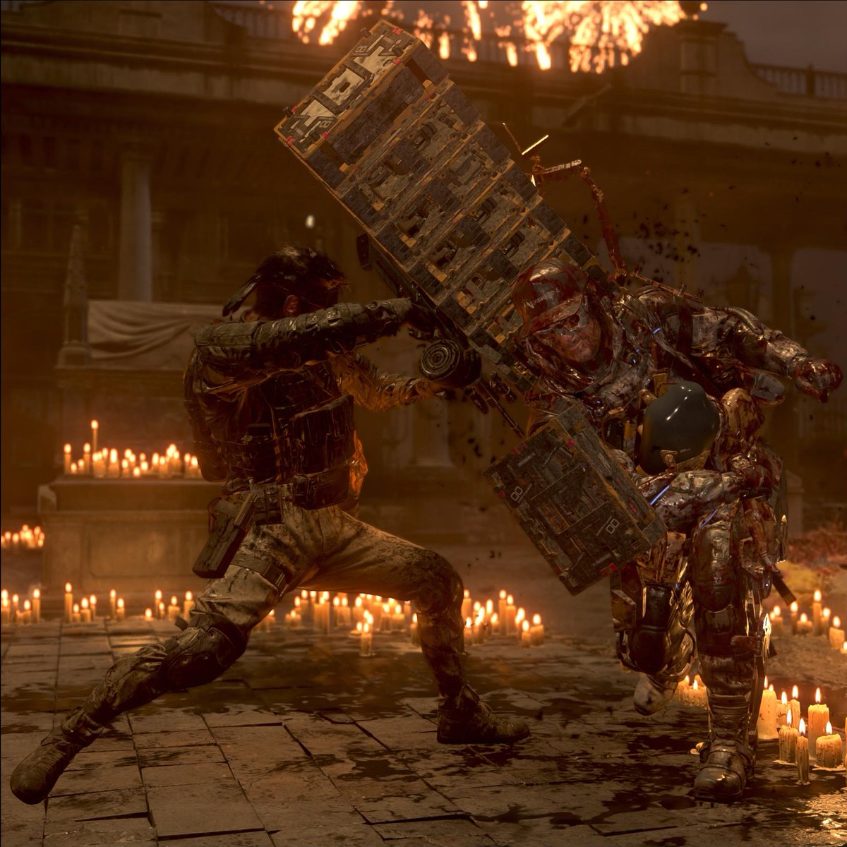 Vasiliy Baz Skobelev (@rezus1991) on Twitter photo Accidentally captured the most epic combo of animations during Conflagration mission. Sam beats the crap out of the man looking like Snake with the help of unrealistic weight on his shoulders.
Thank you for this experience! <a href="/HIDEO_KOJIMA_EN/">HIDEO_KOJIMA</a>
#DeathStranding2│#DS2Photomode Accidentally captured the most epic combo of animations during Conflagration mission. Sam beats the crap out of the man looking like Snake with the help of unrealistic weight on his shoulders.
Thank you for this experience! <a href="/HIDEO_KOJIMA_EN/">HIDEO_KOJIMA</a>
#DeathStranding2│#DS2Photomode