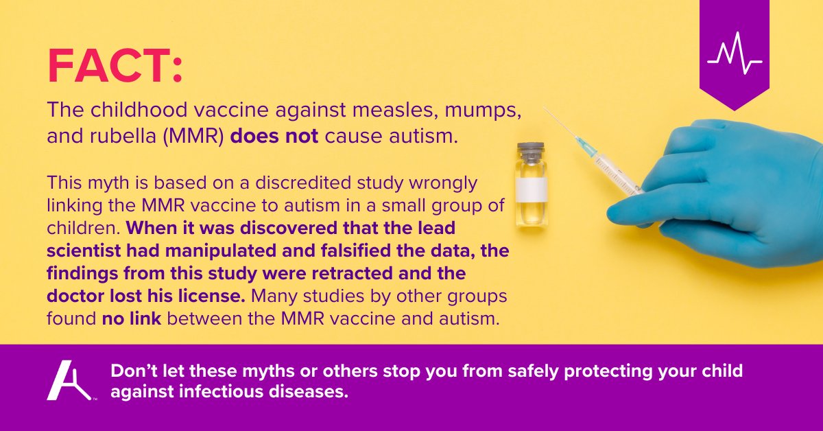 ImmunologyAAI's tweet image. In the US, it is rare to get a #vaccine with #thimerosal. It has been completely removed from childhood vaccines and few #flu vaccines include it. Numerous studies have shown that there is no link between thimerosal and #autism.