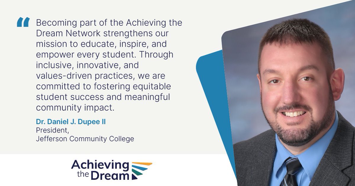 Teams from nine new community colleges are in Charlotte, North Carolina for Achieving the Dream’s 2025 Kickoff Institute. Learn from the presidents of these nine colleges why they’re joining the ATD Network.

Learn more about the 2025 Kickoff Institute: achievingthedream.org/new-network-co…