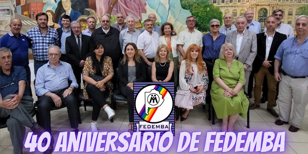 👏FELIZ ANIVERSARIO FEDEMBA

🙌Felicitamos a la Federación de Entidades Mutuales de Buenos Aires (FEDEMBA), entidad adherida, por sus 4 décadas de gestión solidaria por el #mutualismo y las #mutuales de la provincia de #buenosaires

🥂¡Salud y muchos éxitos más!
