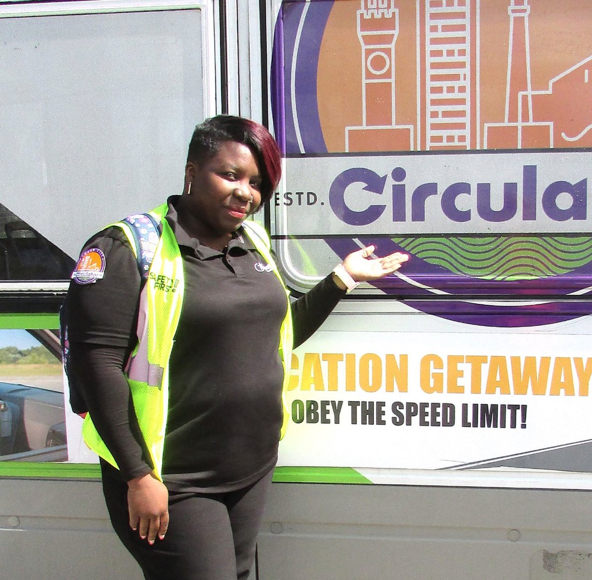 Circulator Spotlight 🌟🚍

T. Parrish has been driving with the Charm City Circulator for about a year now! She enjoys meeting new people, helping them get where they need to go, and providing free rides across the city.

Off the clock, she trades the driver's seat for a toolbox