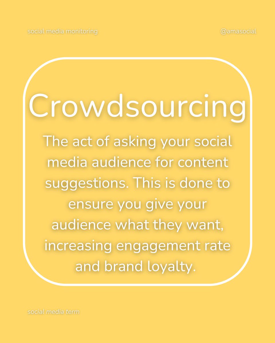 Are you listening to your audience? The smartest brands know that innovation doesn't happen in isolation. #crowdsourcing