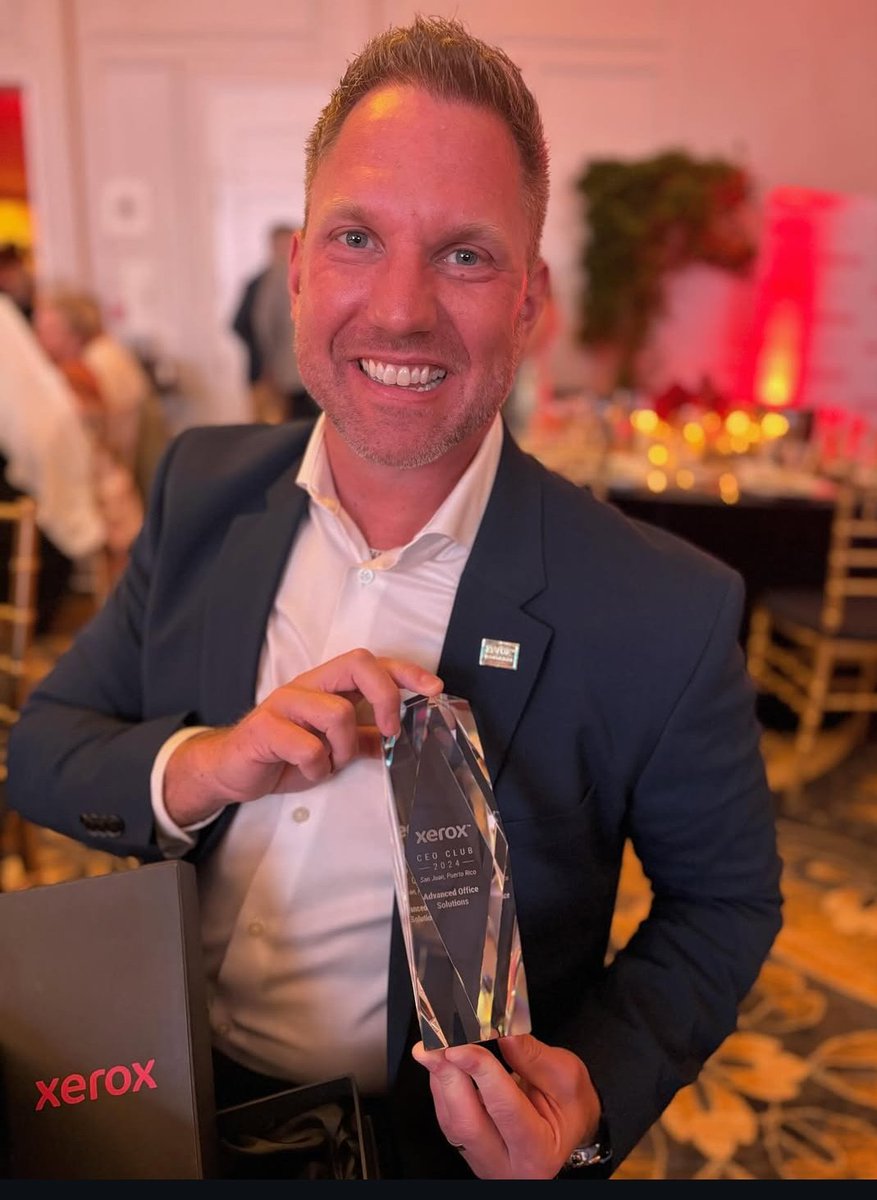 Big moment for AOS!
We’re beyond proud to be recognized by Xerox as the Top Diamond Agent in Canada for 2024!! 💎
President Mark Hirte accepted the award on behalf of our incredible team!!
We couldn't’have done it without the trust of our clients and partners!!! 
Thank you!!!!