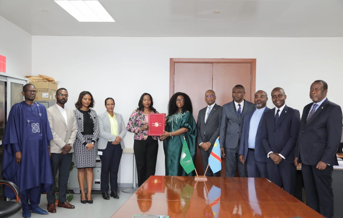 olcau2022's tweet photo. The DRC🇨🇩has officially deposited its instrument of ratification of the AU Convention on Cybersecurity&amp; Personal Data Protection! With this step,📷becomes the 19th MS to ratify, reaffirming its commitment to digital sovereignty, data protection, &amp; a secure continental cyberspace. https://t.co/UCmL0MYxNl