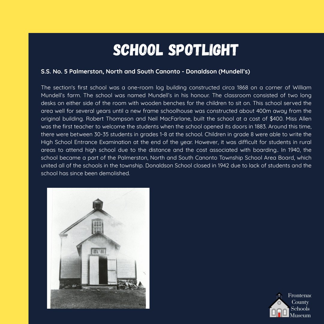 Frontenac County Schools Museum tweet media