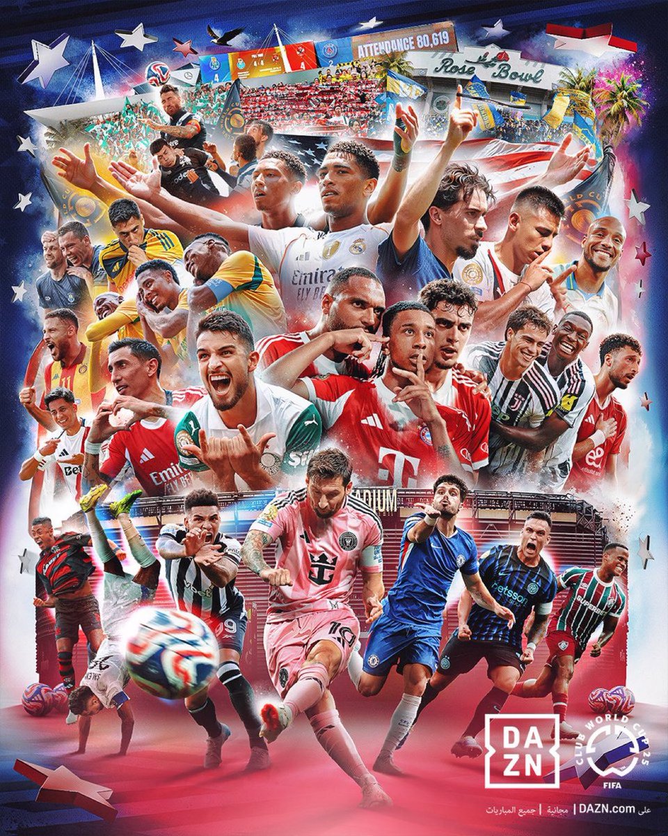كاس العالم ينشر بوستر للاعبين الاندية المُشاركة

تواجد الأسطورة سالم الدوسري في البوستر 💙👑