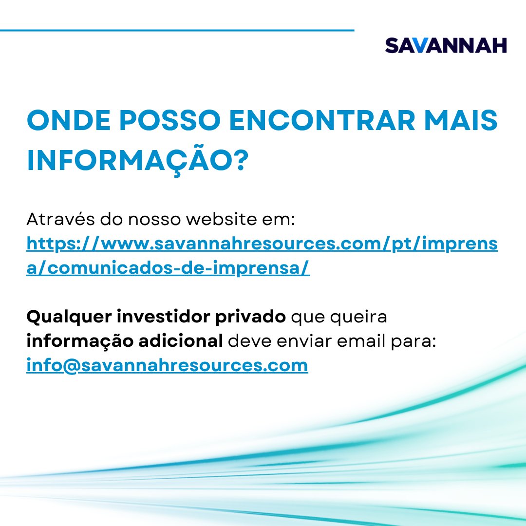 𝐀𝐮𝐦𝐞𝐧𝐭𝐨 𝐝𝐞 𝐂𝐚𝐩𝐢𝐭𝐚𝐥

3 QUESTÕES a Henrique Freire, #CFO da <a href="/SavannahRes/">Savannah Resources</a> 

🔹𝐏𝐨𝐫𝐪𝐮ê 𝐟𝐚𝐳𝐞𝐫 𝐮𝐦 𝐚𝐮𝐦𝐞𝐧𝐭𝐨 𝐝𝐞 𝐜𝐚𝐩𝐢𝐭𝐚𝐥 𝐚𝐠𝐨𝐫𝐚?

Este aumento de capital está enquadrado no plano financeiro da Savannah.

Os fundos angariados agora neste