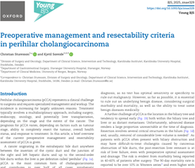 BJS Academy (@bjsacademy) on Twitter photo Preoperative management and resectability criteria in perihilar cholangiocarcinoma
➡️ bjsacademy.com/bjs-academy/yo…
🗨️ Treatment often considered futile, but a thorough work-up, and surgery for selected patients is worthwhile. -Jonothan Earnshaw
#Surgery #HPB <a href="/ksoreide/">Kjetil Søreide</a> Preoperative management and resectability criteria in perihilar cholangiocarcinoma
➡️ bjsacademy.com/bjs-academy/yo…
🗨️ Treatment often considered futile, but a thorough work-up, and surgery for selected patients is worthwhile. -Jonothan Earnshaw
#Surgery #HPB <a href="/ksoreide/">Kjetil Søreide</a>