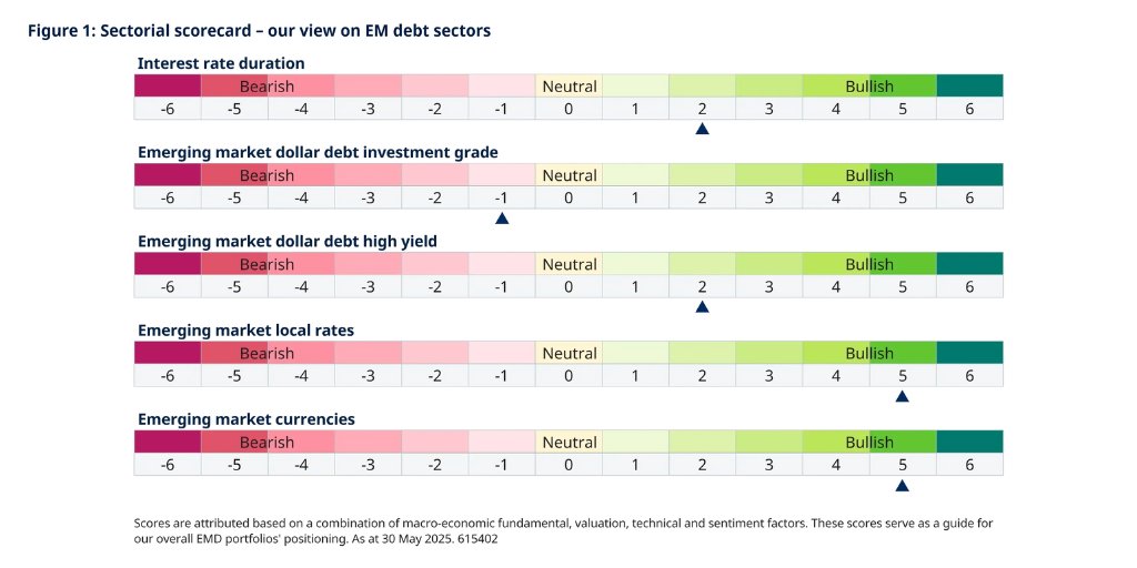 What key factors are fueling EM fixed income performance in 2025?

Discover how high-income generation, lower EM interest rates, and strengthening currencies support this outperformance, and how it shapes our 12-month outlook. Read more: okt.to/JTdwpz