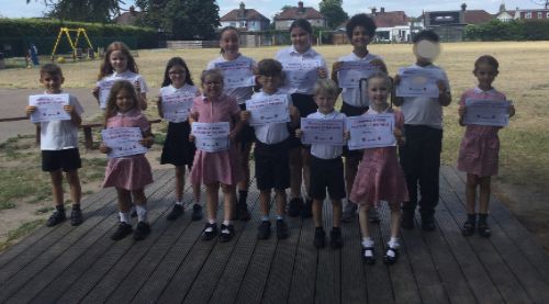 Congratulations to our 'Achiever of the Week' winners. 
Reception- Willow and Valentia
Year one- Oakley and Daisy 
Year two- Ada- Ann and Logan
Year three- Denis and Mija
Year four- Rovin and Iris
Year five- Hope and Zak
Year six- Athena and Taryn
ASD Base- Ibrahim