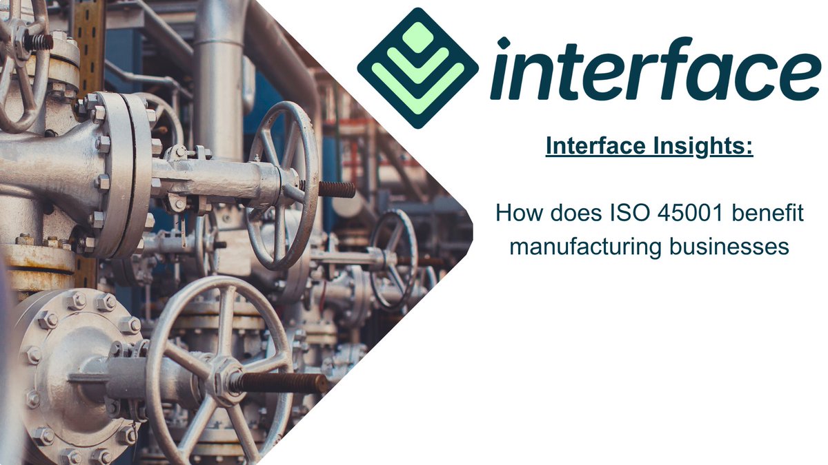Does your manufacturing business have ISO 45001? 

⚙️   Find out how your business could benefit by reading our latest blog post below: 

lnkd.in/gcp2PHk6 

#Interfacenrm #ISO45001 #Manufacturing #Occupationalhealthandsafety #healthandsafety #safety #health
