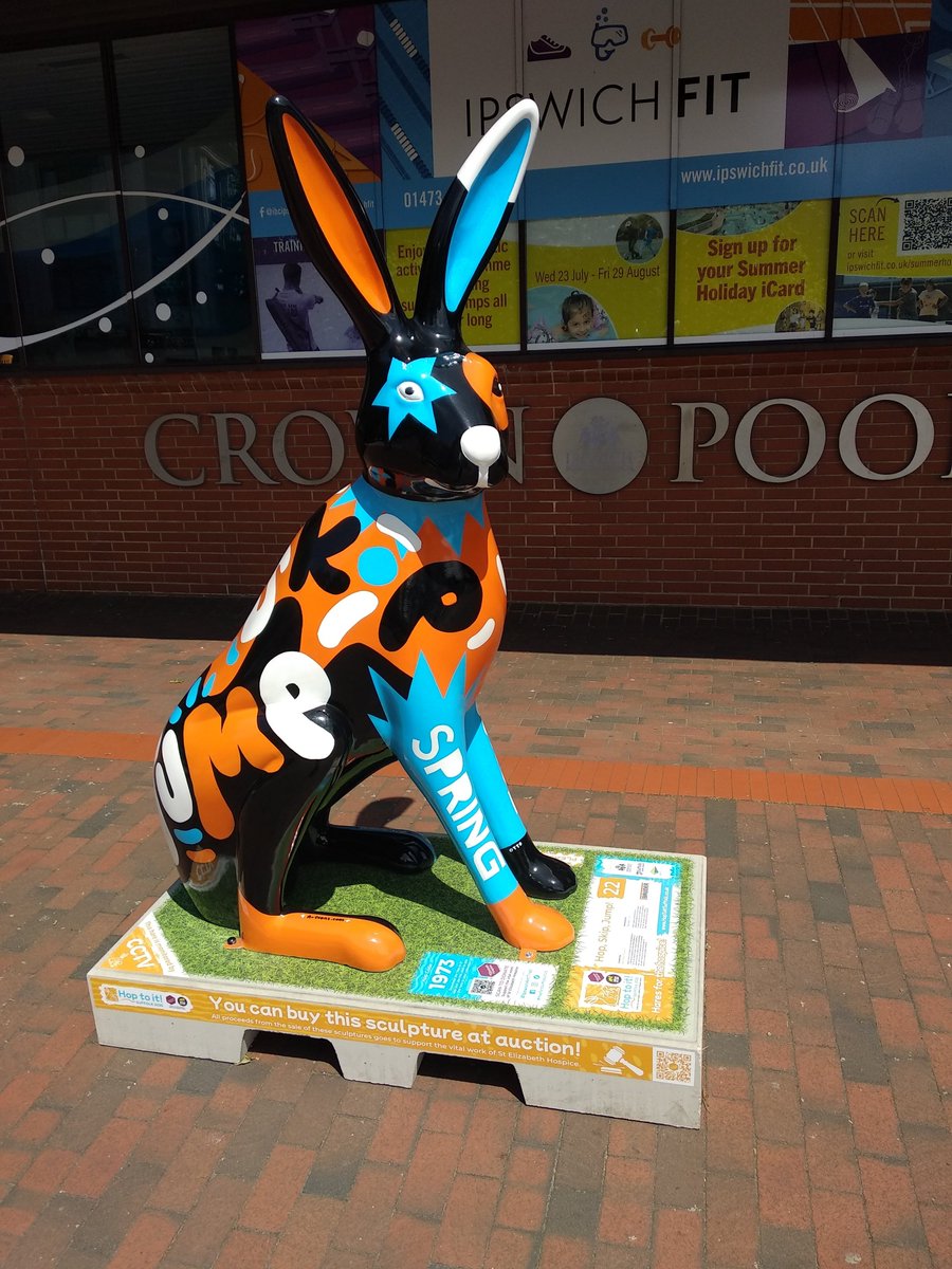 Here are some more #hares we have come across in #Ipswich so far. #hoptoit #Ipswich #IpswichArtSociety #Suffolk