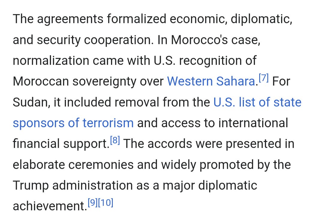 This accursed treacherous agreement mocks the message &amp; sacrifice of our Prophets, cements murderous Zionist entity's legitimacy &amp; it's criminal occupation of lands &amp; genocide of Palestinians.

The hypocrite tyrants r selling Muslims &amp; stamping their betrayal over measly gain.