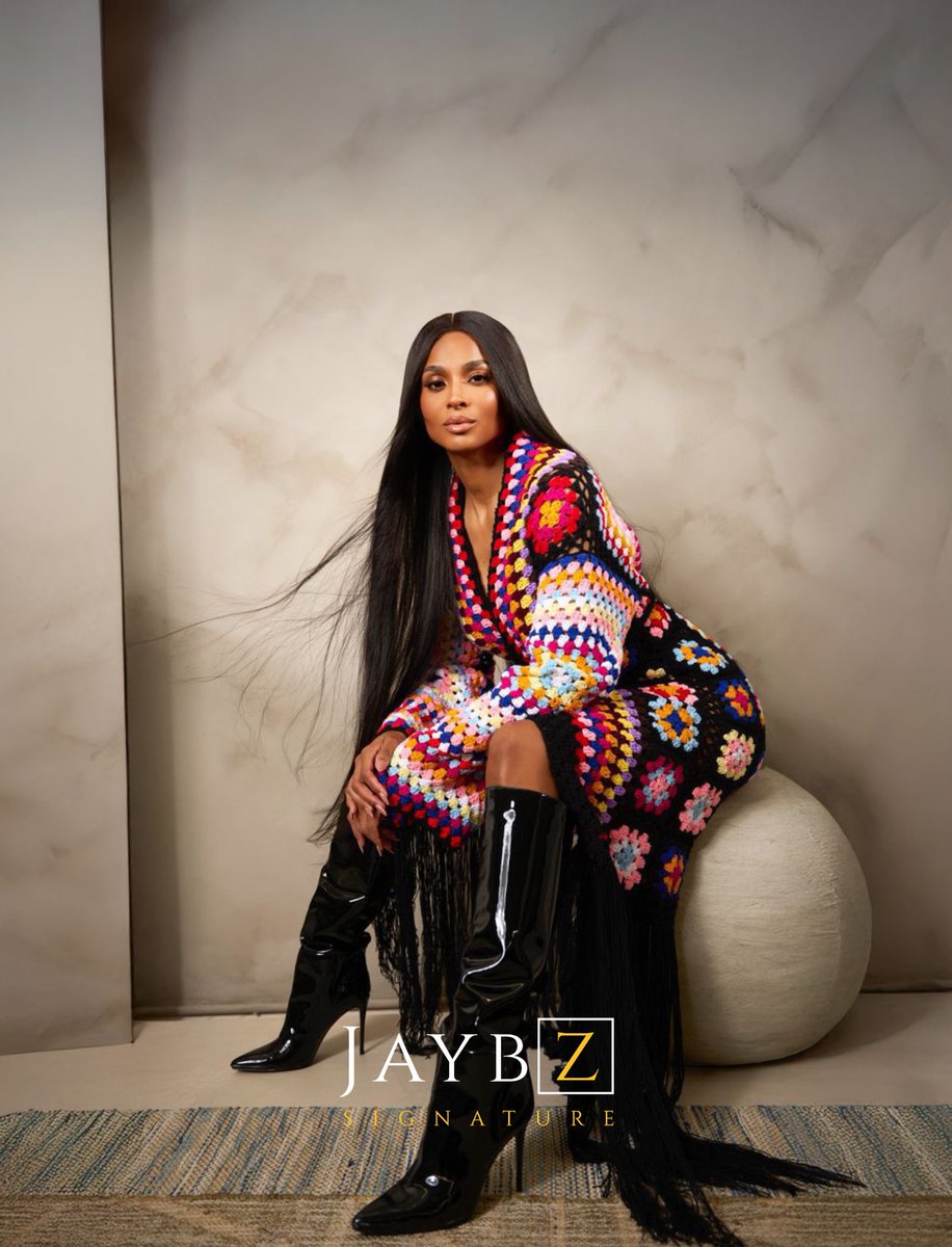 BObilor's tweet image. THE Ciara graced the pages of Rolling Stone Africa in a kimono I crocheted.