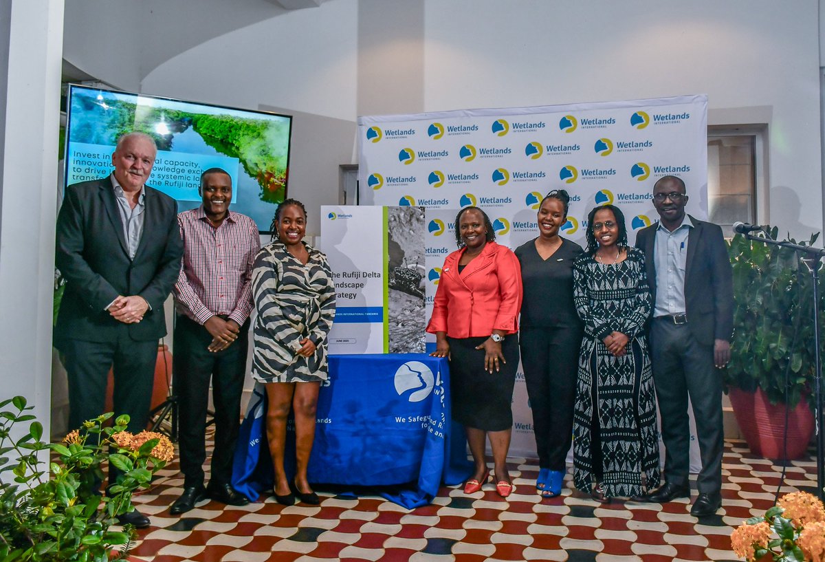 WetlandsIntEA's tweet image. Yesterday, we launched the Rufiji Delta Strategy 2025–2050 🌿 — a bold, 25-year plan to restore one of East Africa’s vital ecosystems with @NLinTanzania
Nature-based. Climate-smart. Community-driven.
👉🏽 shorturl.at/6zlkQ
#RufijiDelta #GreenFutures #ClimateAction