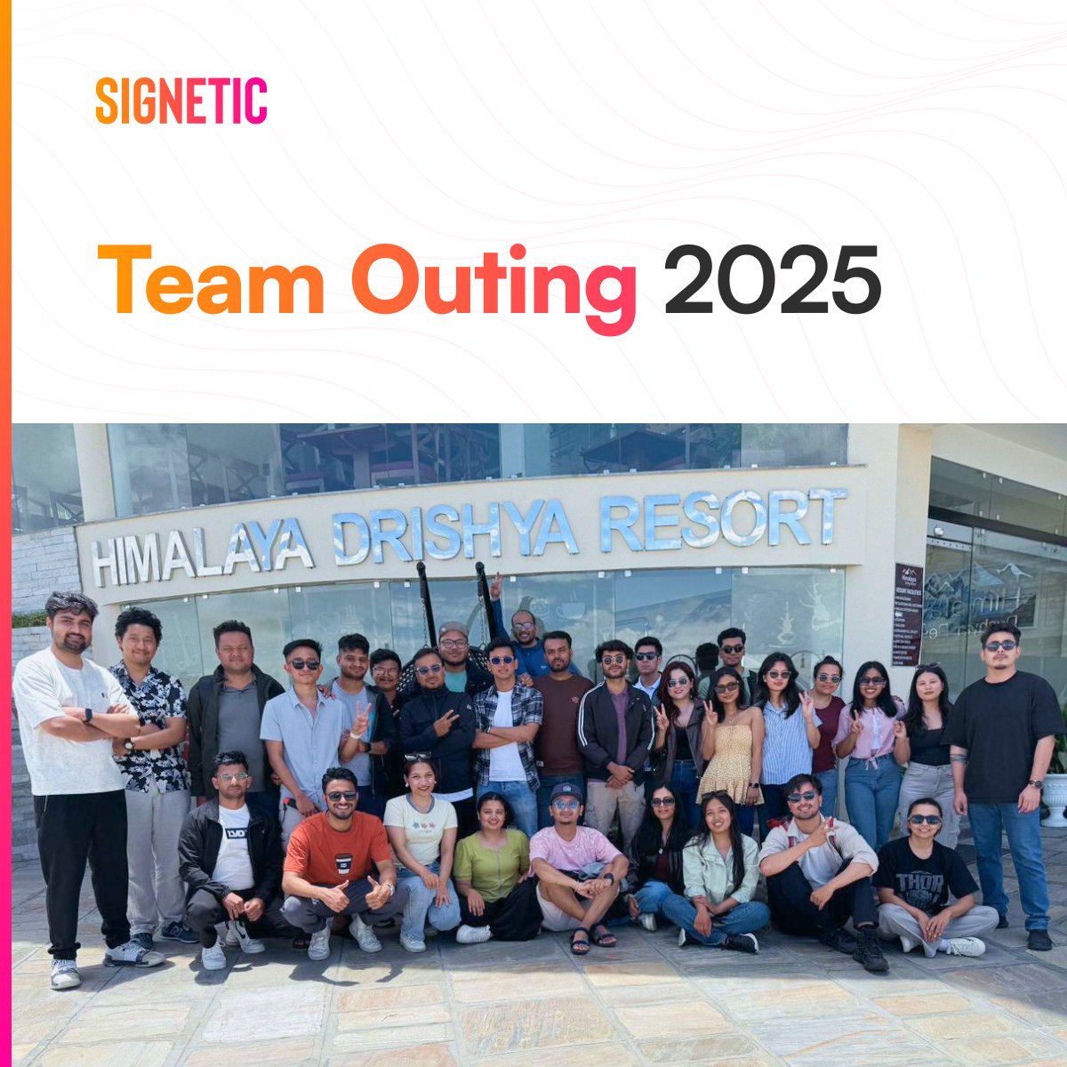SigneticApp's tweet image. A refreshing getaway for our team! 🍃🌄

Last week, our team went on a re-energizing outing at the Himalaya Drishya Hotel. They left their work behind, relaxed, engaged in fun activities, and created lasting memories. Check out some glimpses below 👇

#TeamOuting #LifeAtSignetic
