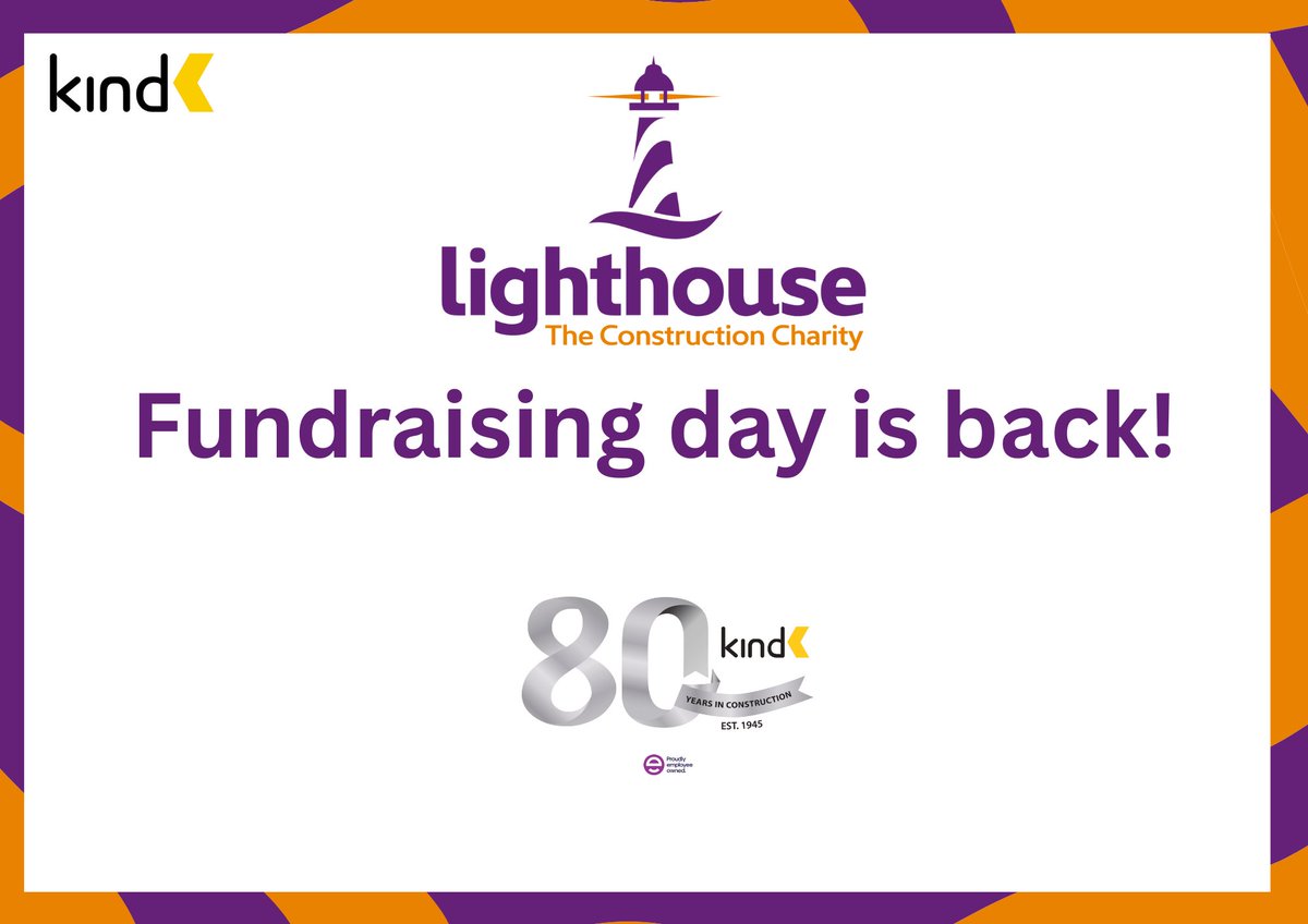 KindBuilders's tweet image. We are thrilled to share our Lighthouse Day is back!!  This year we will be fundraising for the @Lighthouse at our forthcoming 80th Anniversary celebrations!
We are proud to be supporting the Lighthouse at our future event and look forward to sharing more news soon!

#lighthouse