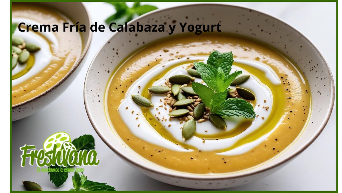 Freshvana_es's tweet photo. 🎃¿Buscas una receta fresca, ligera y original?
¡Esta crema fría de calabaza con yogur te va a sorprender!
Cremosa, saludable y lista en 10 minutos.
Perfecta para días de calor🧊☀️

🔗Receta completa quí
https://t.co/GxX5Romqbh

#freshvana #RecetasSaludables #teayudamosacomersano https://t.co/RUV9ZLkpd1