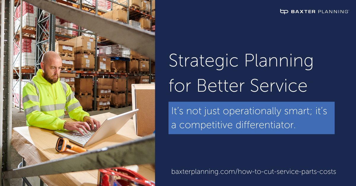 Plan smarter, scale faster.

Discover how leading organizations are lowering costs and improving customer satisfaction with best-in-class planning strategies &gt; baxterplanning.com/how-to-cut-ser…

#ServicePartsPlanning #SupplyChain #CustomerSuccess #InventoryOptimization #FridayVibes