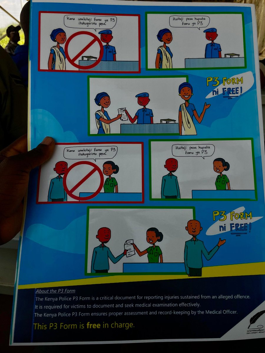 AweSam Whizzkid (@awesam_whizzqid) on Twitter photo Surprising isn't it? People not having the basic knowledge, that a p3 form is free. Even more surprising is the people who are charging innocent citizens to pay for access to the p3 form. Stop. End this #P3NiFree <a href="/ActivistaIsiolo/">Activista Isiolo Chapter</a> <a href="/GP_Kenya/">Global Platform Kenya</a> <a href="/ActionAid_Kenya/">ActionAid Kenya</a>
<a href="/Isioloadvocacy/">Isiolo Advocacy Network</a> Surprising isn't it? People not having the basic knowledge, that a p3 form is free. Even more surprising is the people who are charging innocent citizens to pay for access to the p3 form. Stop. End this #P3NiFree <a href="/ActivistaIsiolo/">Activista Isiolo Chapter</a> <a href="/GP_Kenya/">Global Platform Kenya</a> <a href="/ActionAid_Kenya/">ActionAid Kenya</a>
<a href="/Isioloadvocacy/">Isiolo Advocacy Network</a>