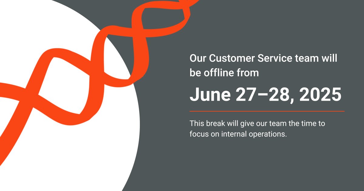 📣 Heads up! Our Customer Service team will be offline June 27–28, 2025 while we focus on internal improvements.

We’ll be back to assist you on Monday, June 30. Thanks for your patience!